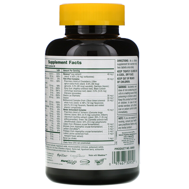 Nature's Plus, Source of Life, Women, MultiVitamin and Mineral