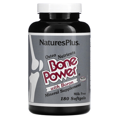 

NaturesPlus Bone Power с бором, 180 капсул