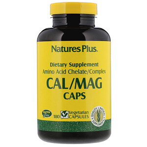 Натурес Плюс, Cal/ Mag Caps, 180 Vegetarian Capsules отзывы