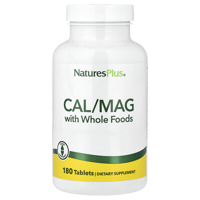 Product Image for NaturesPlus, Cal/Mag with Whole Foods, 180 Tablets