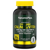 Nature's Plus, комплекс с кальцием, магнием и витамином D3, со вкусом ванили, 60 жевательных таблеток