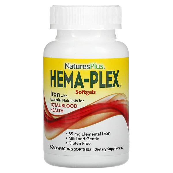 Hema-Plex，60 粒速效軟膠囊