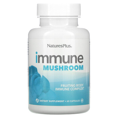 Nature's Plus Immune Mushroom, 60 Capsules