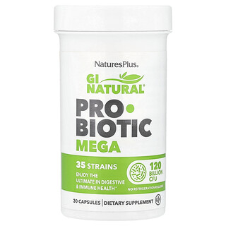 NaturesPlus, GI Natural® Probiotic Mega, 30 capsules