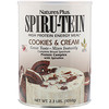 Nature's Plus, Spiru-Tein, High Protein Energy Meal, Cookies & Cream, 2.3 lbs (1050 g)