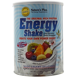 Натурес Плюс, Energy Shake, The Original High Protein, 1.7 lbs. (756 g) отзывы