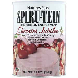 Натурес Плюс, Spiru-Tein, High Protein Energy Meal, Cherries Jubilee, 2.1 lbs (960 g) отзывы