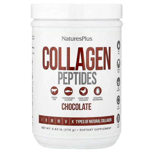 Naturesplus Collagen Peptides, Chocolate, 0.83 lb (378 g)