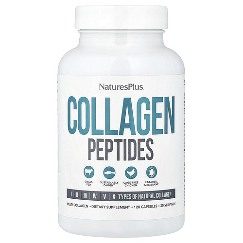 NaturesPlus, Kollagenpeptide, 120 Kapseln