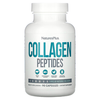 Nature's Plus Collagen Peptides, 90 Capsules