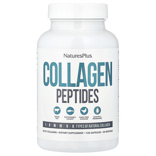 NaturesPlus, Kollagén peptidek, 120 kapszula