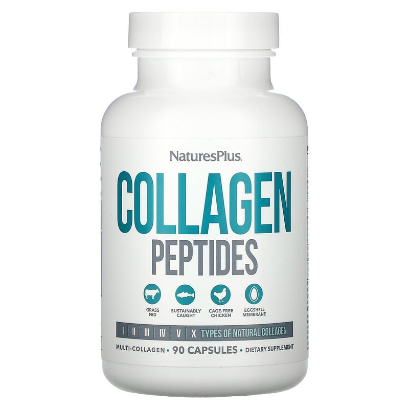 Nature's Plus, Collagen Peptides, 90 Capsules - iHerb