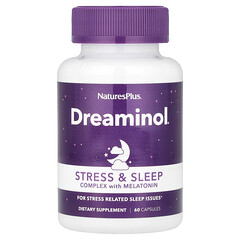 Dreaminol®, комплекс проти стресу та сну з мелатоніном, 60 капсул