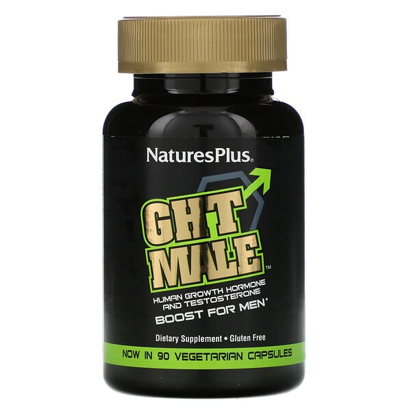 Nature's Plus, WHT für Männer, menschliches Wachstumshormon und Testosteron-Steigerung für Männer, 90 Kapseln
