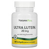 Nature's Plus, Ultra Lutein, máxima potencia, 20 mg, 60 cápsulas blandas