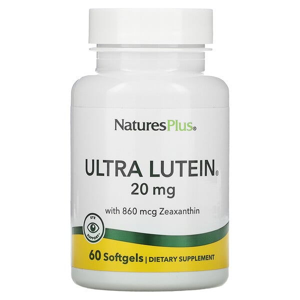 Ultra Lutein, 20 mg, 60 Softgels