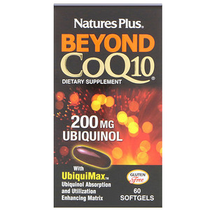 Отзывы о Натурес Плюс, Beyond CoQ10, Ubiquinol, 200 mg, 60 Softgels