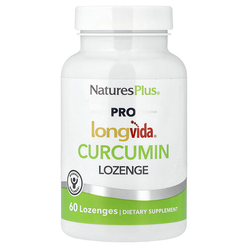 NaturesPlus, PRO longvida® Curcumin Lutschtabletten, 60 Lutschtabletten (250 mg pro Lutschtablette)
