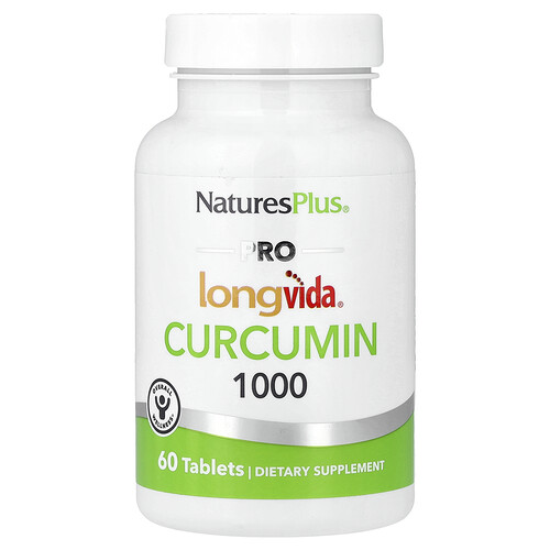 Naturesplus Pro Longvida® Curcumin 1000, 60 Tablets (1,000 mg per Tablet)