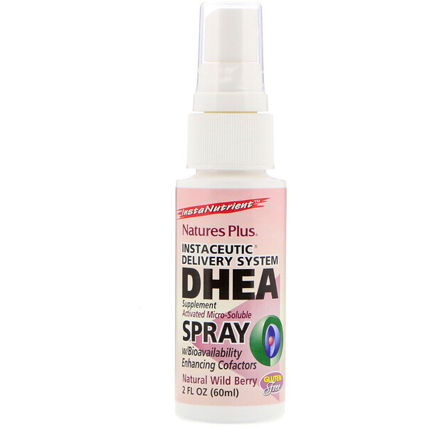 Nature's Plus‏, DHEA Spray, Lipoceutical Delivery System, Natural Wild Berry, 2 fl oz (59.14 ml)