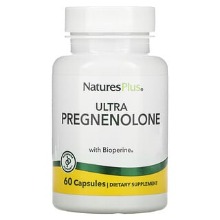 Nature's Plus, Ultra Pregnenolone with Bioperine, Ultra-Pregnenolon mit Bioperin, 60 Kapseln