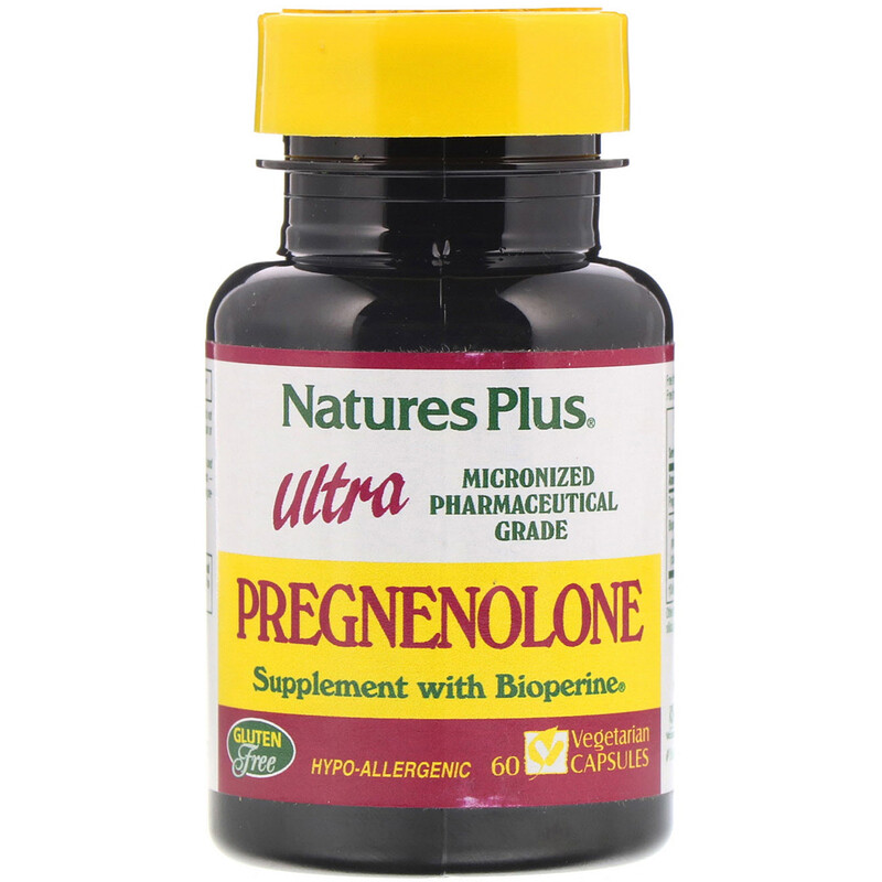 Nature's Plus, UltraPregnenolon, 60 vegetarische Kapseln iHerb