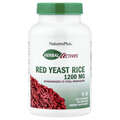 Herbal Actives, червоний дріжджовий рис, 120 капсул (600 мг у капсулі)