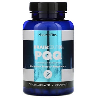 Nature's Plus, BrainCeutix, пирролохинолинхинон (PQQ), 20 мг, 60 капсул