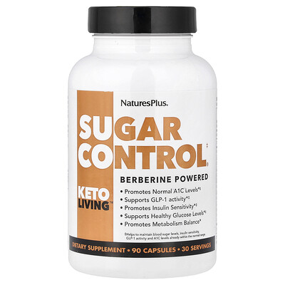 Product Image for NaturesPlus, Keto Living , Sugar Control , 90 Capsules