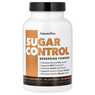 NaturesPlus‏, ®Sugar Control‏, ‏90 כמוסות