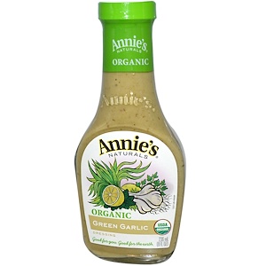Отзывы о Аннис Натуралс, Organic, Green Garlic Dressing, 8 fl oz (236 ml)