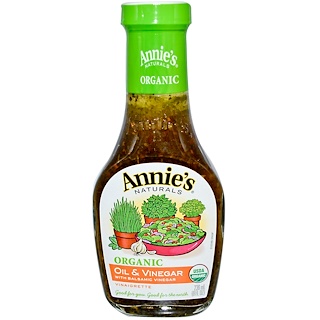 Annie's Naturals, Соус из органического масла и бальзамического уксуса 8 жидких унции (236 мл)