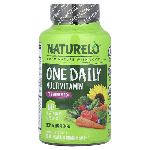 NATURELO One Daily Multivitamin For Women 50+ 60 cápsulas