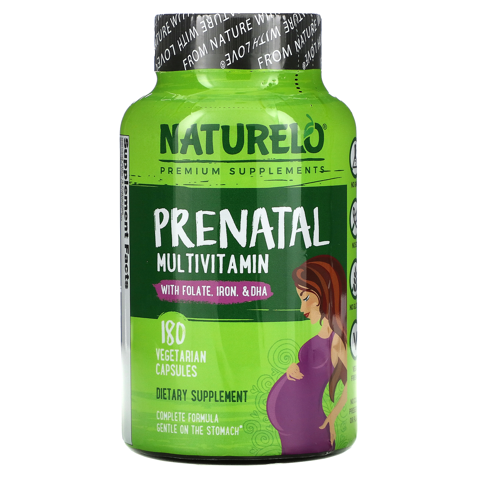 NATURELO, Prenatal Multivitamin, 180 Vegetarian Capsules iHerb
