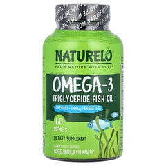 Omega-3, Triglyceride Fish Oil, 1,100 mg, 60 Softgels