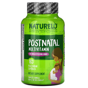 Отзывы о NATURELO, Postnatal Multivitamin for Breastfeeding Moms, 180 Vegetarian Capsules