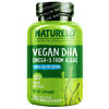 NATURELO, DHA Vegan, Omega 3 dari Ganggang, 400 mg, 120 Kapsul Gel Lunak Vegan