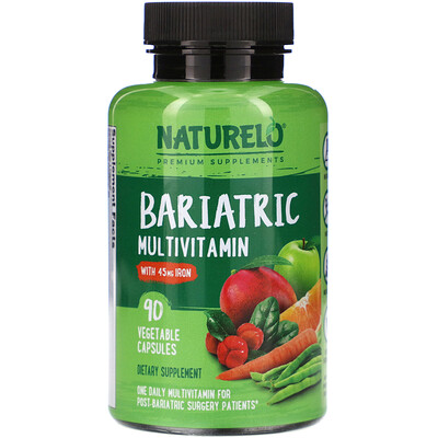 

NATURELO Bariatric Multivitamin, 90 Vegetable Capsules