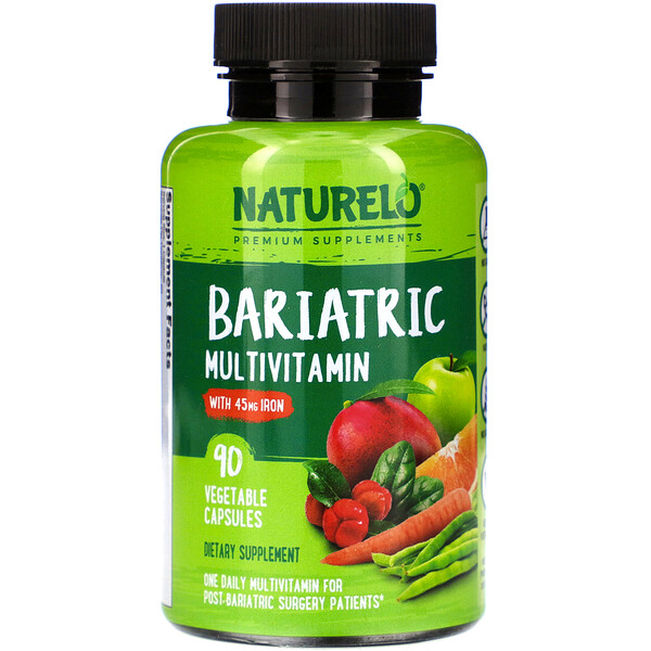 NATURELO, Bariatric Multivitamin, 90 Vegetable Capsules