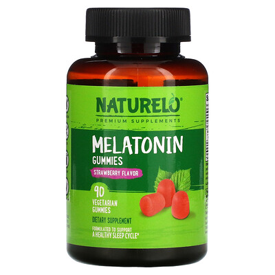 

NATURELO Melatonin Gummies Strawberry 90 Vegetarian Gummies