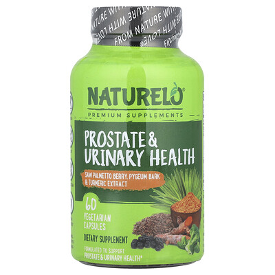 Product Image for NATURELO, Prostate & Urinary Health, 60 Vegetarian Capsules