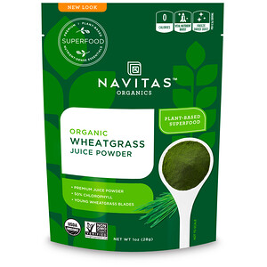 Отзывы о Навитас Органикс, Organic Wheatgrass Juice Powder, 1 oz (28 g)