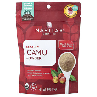 Navitas Organics, Organic Camu Powder, Bio-Camu-Pulver, 85 g (3 oz.)