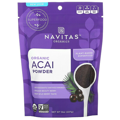 

Navitas Organics Органический порошок асаи, 227 г