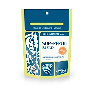 Отзывы о Навитас Органикс, Organic, SuperFruit Blend, Antioxidant Smoothie Mix, 8 oz (227 g)