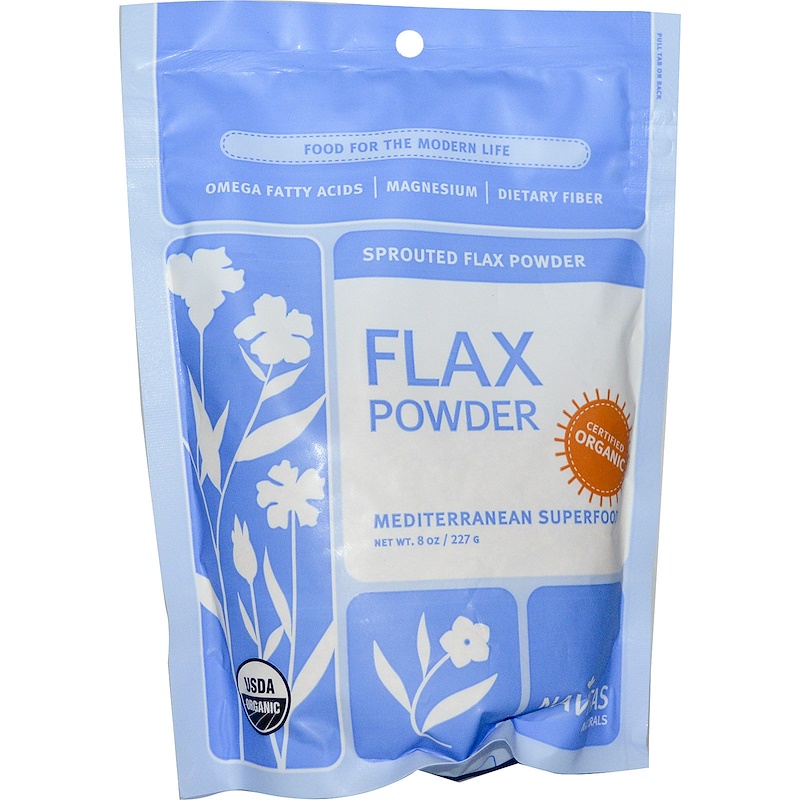 Navitas Organics, Organic, Flax Powder, Sprouted Flax Powder, 8 oz (227