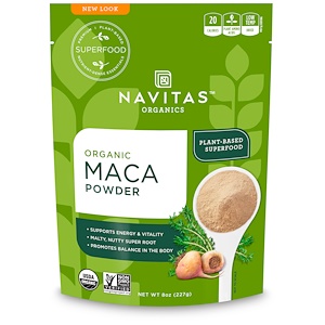 Отзывы о Навитас Органикс, Organic Maca Powder, 8 oz (227 g)
