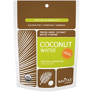Отзывы о Навитас Органикс, Organic, Coconut Water, Freeze-Dried Powder, 5.8 oz (165 g)