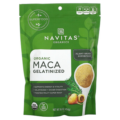 Navitas Organics Органическая мака, желатинизированная, 454 г (16 унций)