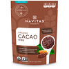 Navitas Organics‏, عضوي،  كاكاو مجروش، 16 أونصة (454 جم)